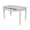 International Concepts Computer Desk with Flip Down Drawer 26 in D X 26 H, 30 W X Hardwood, Unfinished OF-50 - alternate 10